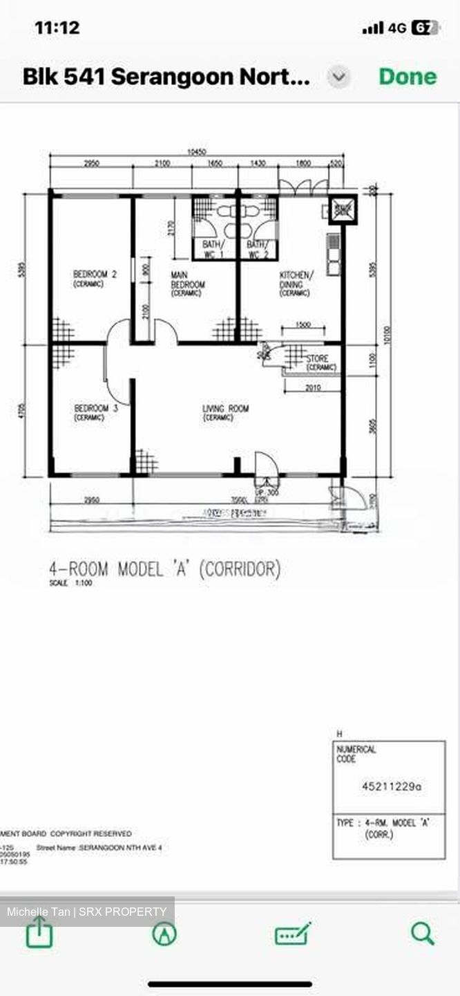 Blk 541 Serangoon North Avenue 4 (Serangoon), HDB 4 Rooms #581571111